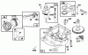 Toro 71196 (16-44HXL) - 16-44HXL Lawn Tractor, 1996 (6900001-6999999) Ersatzteile ENGINE BRIGGS & STRATTON MODEL 28Q777-0668-A1 #3