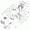 Toro 71196 (16-44HXL) - 16-44HXL Lawn Tractor, 1996 (6900001-6999999) Ersatzteile HOOD ASSEMBLY