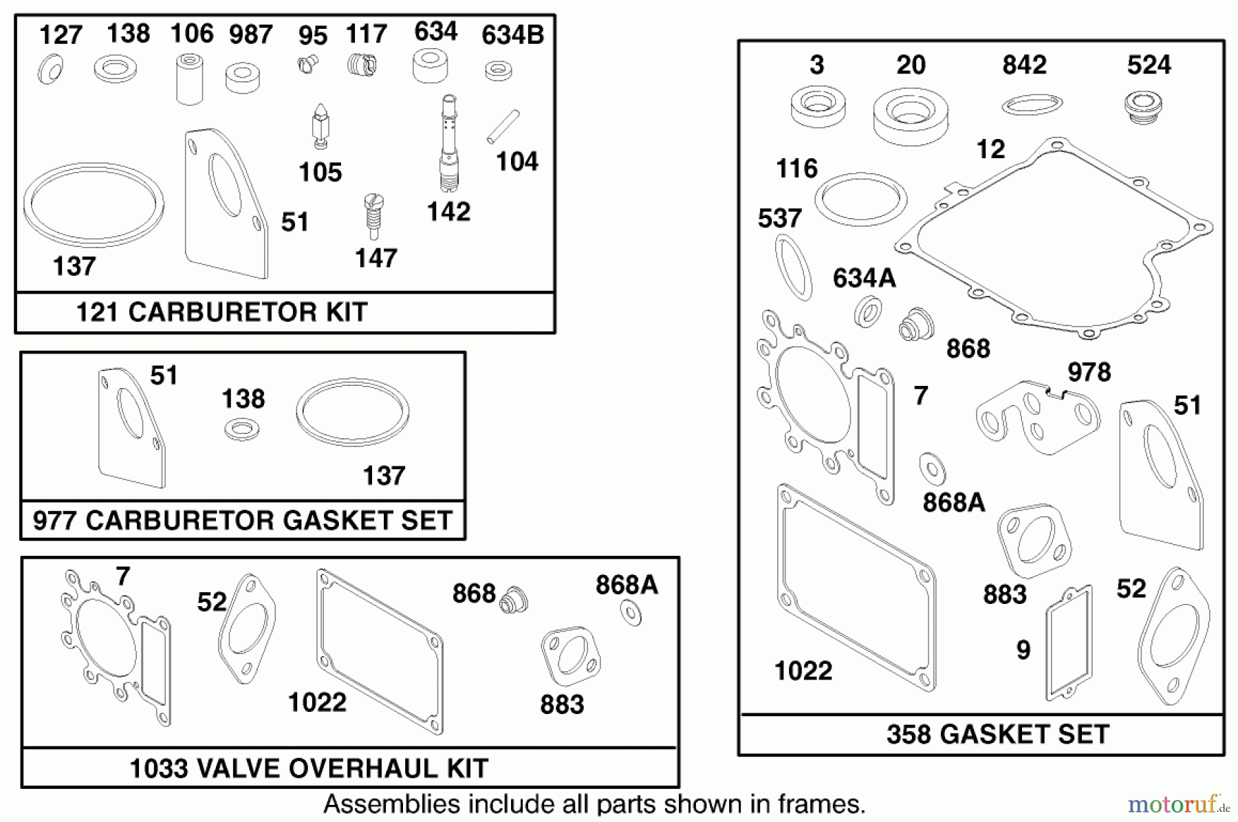 Toro Neu Mowers, Lawn & Garden Tractor Seite 1 71218 (16-44HXL) - Toro 16-44HXL Lawn Tractor, 1997 (7900001-7999999) ENGINE BRIGGS & STRATTON MODEL 28Q777-0668-A1 #10