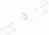 Toro 71218 (16-44HXL) - 16-44HXL Lawn Tractor, 1997 (7900001-7999999) Ersatzteile HYDRO TRANSAXLE ASSEMBLY #2