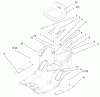 Toro 71218 (16-44HXL) - 16-44HXL Lawn Tractor, 1997 (7900001-7999999) Ersatzteile SEAT ASSEMBLY