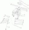 Toro 71218 (16-44HXL) - 16-44HXL Lawn Tractor, 1997 (7900001-7999999) Ersatzteile STEERING ASSEMBLY
