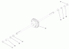 Toro 71218 (16-44HXL) - 16-44HXL Lawn Tractor, 1998 (8900001-8999999) Ersatzteile HYDRO TRANSAXLE ASSEMBLY #2