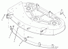 Toro 79102 - 44" Vacuum Bagger, XL Series Lawn Tractors, 1996 (6900001-6999999) Ersatzteile BAFFLE ASSEMBLY & ADJUSTING LINK