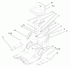 Toro 71218 (16-44HXL) - 16-44HXL Lawn Tractor, 1998 (8900001-8999999) Ersatzteile SEAT ASSEMBLY