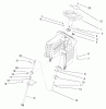 Toro 71218 (16-44HXL) - 16-44HXL Lawn Tractor, 1998 (8900001-8999999) Ersatzteile STEERING ASSEMBLY