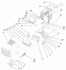 Toro 71197 (17-44HXL) - 17-44HXL Lawn Tractor, 1999 (9900001-9999999) Ersatzteile HOOD & TOWER ASSEMBLY