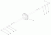 Toro 71197 (17-44HXL) - 17-44HXL Lawn Tractor, 1999 (9900001-9999999) Ersatzteile HYDRO TRANSAXLE ASSEMBLY #3