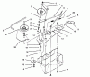 Toro 79102 - 44" Vacuum Bagger, XL Series Lawn Tractors, 1996 (6900001-6999999) Ersatzteile IDLER ASSEMBLY
