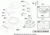 Toro 71280 (17-44HXLE) - 17-44HXLE Lawn Tractor, 2000 (200000001-200999999) Ersatzteile ENGINE BRIGGS & STRATTON MODEL 312777-0128-E1 #8