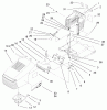 Toro 71280 (17-44HXLE) - 17-44HXLE Lawn Tractor, 2000 (200000001-200999999) Ersatzteile HOOD & TOWER ASSEMBLY