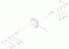 Toro 71280 (17-44HXLE) - 17-44HXLE Lawn Tractor, 2000 (200000001-200999999) Ersatzteile HYDRO TRANSAXLE ASSEMBLY #3