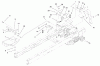 Toro 71280 (17-44HXLE) - 17-44HXLE Lawn Tractor, 2000 (200000001-200999999) Ersatzteile HYDRO TRANSAXLE CONTROLS ASSEMBLY