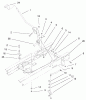 Toro 71199 (12-32XL) - 12-32XL Lawn Tractor, 1999 (9900001-9999999) Ersatzteile SHIFTING COMPONENTS ASSEMBLY
