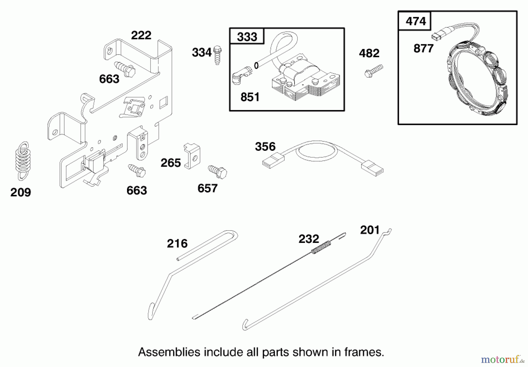  Toro Neu Mowers, Lawn & Garden Tractor Seite 1 71199 (12-32XL) - Toro 12-32XL Lawn Tractor, 2000 (200000001-200999999) ENGINE BRIGGS & STRATTON MODEL 284707-1148-E1 #6