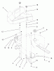 Toro 79102 - 44" Vacuum Bagger, XL Series Lawn Tractors, 2001 (210000001-210999999) Ersatzteile DECK COMPONENTS ASSEMBLY
