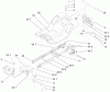 Toro 71199 (12-32XL) - 12-32XL Lawn Tractor, 2003 (230000001-230999999) Ersatzteile FRAME AND REAR BODY ASSEMBLY