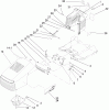Toro 71199 (12-32XL) - 12-32XL Lawn Tractor, 2003 (230000001-230999999) Ersatzteile HOOD AND STEERING TOWER ASSEMBLY