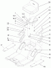 Toro 71199 (12-32XL) - 12-32XL Lawn Tractor, 2003 (230000001-230999999) Ersatzteile SEAT AND FENDER-MOUNTED CONTROL ASSEMBLY