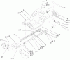 Toro 71199 (12-32XL) - 12-32XL Lawn Tractor, 2004 (240000001-240999999) Ersatzteile FRAME AND BODY ASSEMBLY