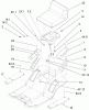 Toro 71199 (12-32XL) - 12-32XL Lawn Tractor, 2004 (240000001-240999999) Ersatzteile REAR BODY AND SEAT ASSEMBLY