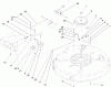 Toro 71199 (XL 320) - XL 320 Lawn Tractor, 2005 (250000001-250999999) Ersatzteile 32 INCH DECK BLADE DRIVE AND BRAKE ASSEMBLY