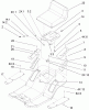 Toro 71199 (XL 320) - XL 320 Lawn Tractor, 2005 (250000001-250999999) Ersatzteile REAR BODY AND SEAT ASSEMBLY