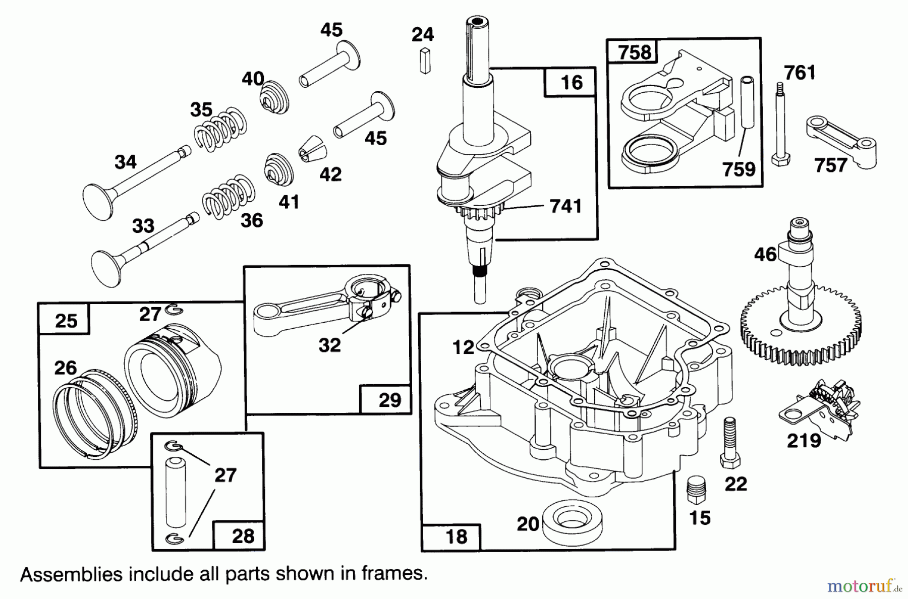 Toro Neu Mowers, Lawn & Garden Tractor Seite 1 71200 (12-32XL) - Toro 12-32XL Lawn Tractor, 1995 (5900001-5910000) ENGINE BRIGGS & STRATTON MODEL 282707-0119-01 #2