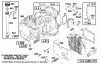 Toro 71200 (12-32XL) - 12-32XL Lawn Tractor, 1995 (5900001-5910000) Ersatzteile ENGINE BRIGGS & STRATTON MODEL 283707-0156-01 #1