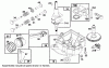 Toro 71200 (12-32XL) - 12-32XL Lawn Tractor, 1995 (5900001-5910000) Ersatzteile ENGINE BRIGGS & STRATTON MODEL 283707-0156-01 #2