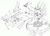 Toro 71200 (12-32XL) - 12-32XL Lawn Tractor, 1995 (5900001-5910000) Ersatzteile PULLEY & BELT ASSEMBLY (32" CUTTING UNIT)