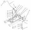 Toro 71200 (12-32XL) - 12-32XL Lawn Tractor, 1995 (5900001-5910000) Ersatzteile SHIFT ASSEMBLY