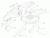 Toro 71201 (12-32XL) - 12-32XL Lawn Tractor, 1998 (8900001-8999999) Ersatzteile DECK ASSEMBLY (32" CUTTING UNIT)