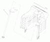 Toro 71201 (12-32XL) - 12-32XL Lawn Tractor, 1998 (8900001-8999999) Ersatzteile STEERING SHAFT ASSEMBLY