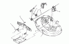 Toro 71205 (13-38XL) - 13-38XL Lawn Tractor, 1995 (59000001-59999999) Ersatzteile CABLE & COVER ASSEMBLY (38" CUTTING UNIT)
