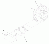 Toro 71208 (13-38XL) - 13-38XL Lawn Tractor, 1997 (7900001-7999999) Ersatzteile ENGINE ASSEMBLY