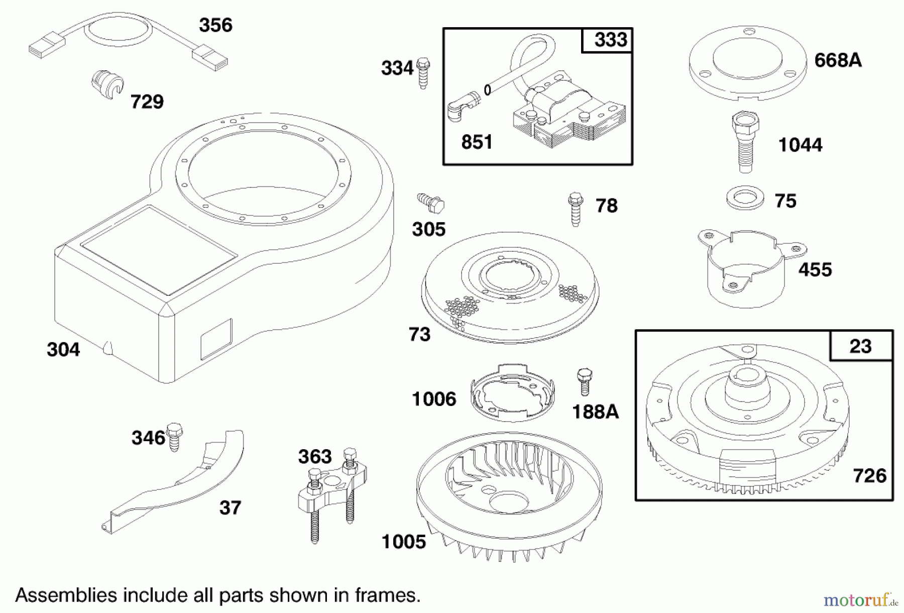 Toro Neu Mowers, Lawn & Garden Tractor Seite 1 71208 (13-38XL) - Toro 13-38XL Lawn Tractor, 1997 (7900001-7999999) ENGINE BRIGGS & STRATTON MODIL 28M707-0127-01