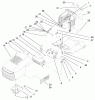 Toro 71208 (13-38XL) - 13-38XL Lawn Tractor, 1997 (7900001-7999999) Ersatzteile HOOD ASSEMBLY