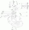 Toro 71208 (13-38XL) - 13-38XL Lawn Tractor, 1997 (7900001-7999999) Ersatzteile PULLEY & BELT ASSEMBLY (38" CUTTING UNIT)