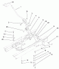 Toro 71208 (13-38XL) - 13-38XL Lawn Tractor, 1997 (7900001-7999999) Ersatzteile SHIFT ASSEMBLY
