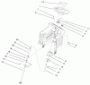 Toro 71208 (13-38XL) - 13-38XL Lawn Tractor, 1997 (7900001-7999999) Ersatzteile STEERING ASSEMBLY