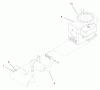 Toro 71208 (13-38XL) - 13-38XL Lawn Tractor, 1998 (8900001-8999999) Ersatzteile ENGINE ASSEMBLY