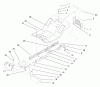 Toro 71208 (13-38XL) - 13-38XL Lawn Tractor, 1998 (8900001-8999999) Ersatzteile FRAME ASSEMBLY