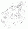 Toro 71208 (13-38XL) - 13-38XL Lawn Tractor, 1998 (8900001-8999999) Ersatzteile HOOD ASSEMBLY