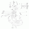 Toro 71208 (13-38XL) - 13-38XL Lawn Tractor, 1998 (8900001-8999999) Ersatzteile PULLEY & BELT ASSEMBLY (38" CUTTING UNIT)