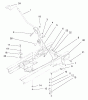 Toro 71208 (13-38XL) - 13-38XL Lawn Tractor, 1998 (8900001-8999999) Ersatzteile SHIFT ASSEMBLY