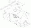 Toro 71208 (13-38XL) - 13-38XL Lawn Tractor, 1998 (8900001-8999999) Ersatzteile TRANSAXLE ASSEMBLY