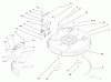 Toro 71209 (13-32XLE) - 13-32XLE Lawn Tractor, 2000 (200000001-200999999) Ersatzteile 32" DECK COMPONENTS ASSEMBLY #1