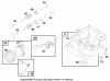 Toro 71209 (13-32XLE) - 13-32XLE Lawn Tractor, 2000 (200000001-200999999) Ersatzteile ENGINE BRIGGS & STRATTON MODEL 28M707-1122-E1 #3