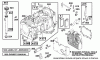Toro 71209 (13-32XLE) - 13-32XLE Lawn Tractor, 2001 (210000001-210999999) Ersatzteile ENGINE BRIGGS & STRATTON MODEL 28M707-1122-E1 #1